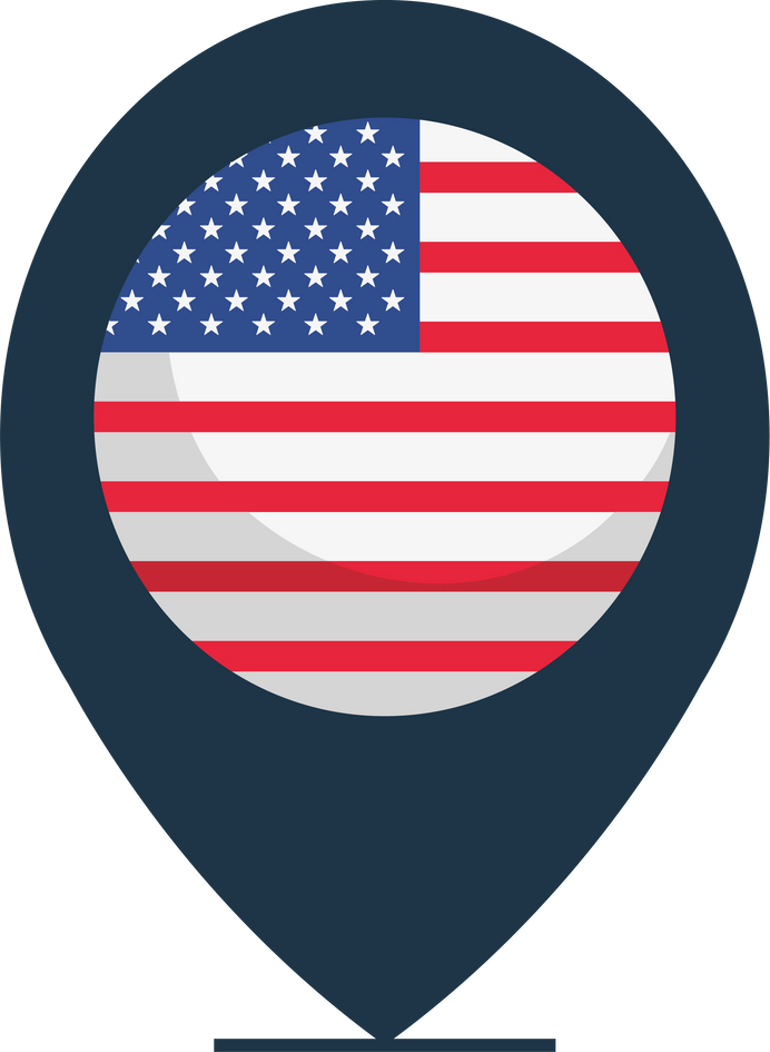 usa location pin